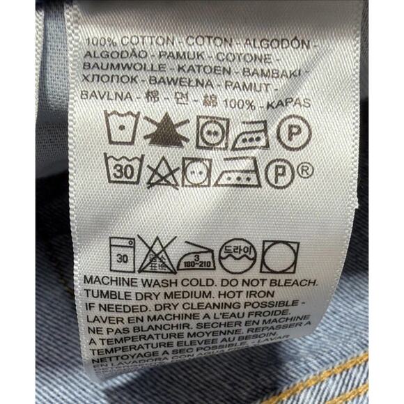 NWT Levi's 550 Relaxed Fit Loose Thigh Tapered Leg Blue Denim Jeans Men’s 38x34 - Picture 4 of 8